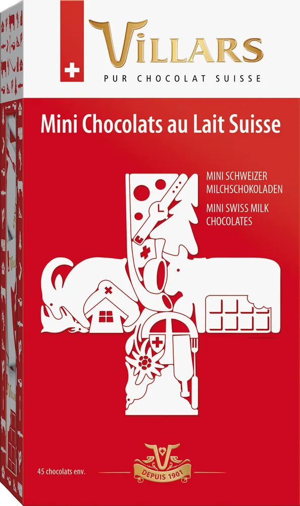 Mini chocolats au lait suisse