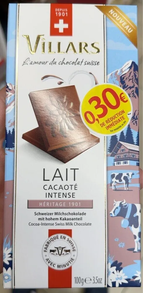 LAIT cacaoté intense
