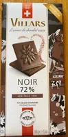 Tablette de chocolat noir 72%