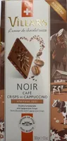 Noir café crisps de cappuccino