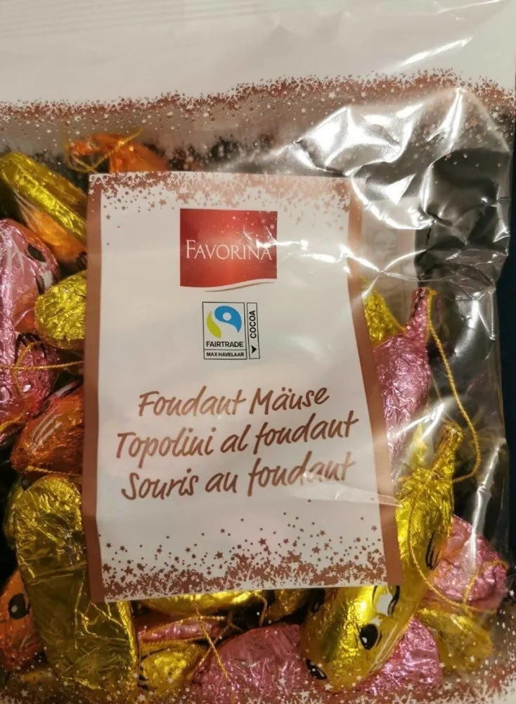 Souris au fondant