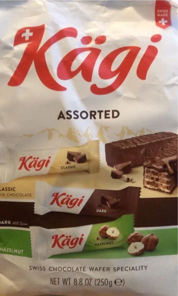 Assorted Swiss Chocolate Wafer Speciality