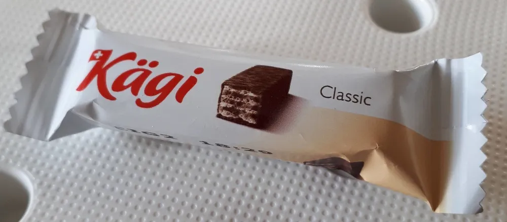 Mini gaufrettes enrobé de chocolat au lait
