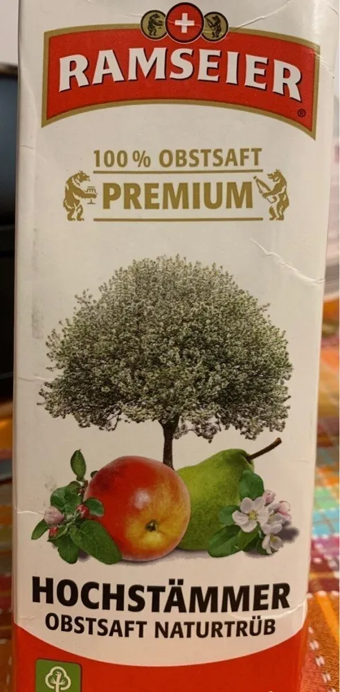 Jus de pomme et de poire