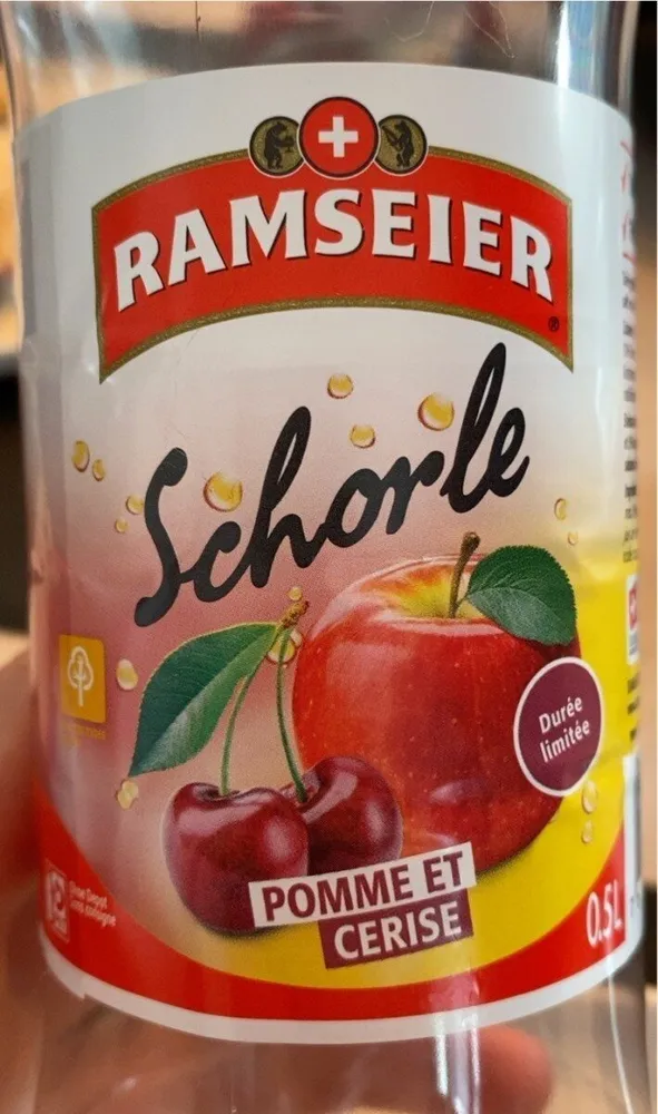 Schorle pomme cerise
