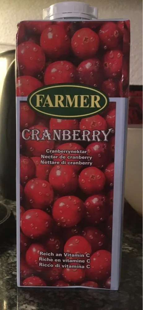 Nectar de cranberry