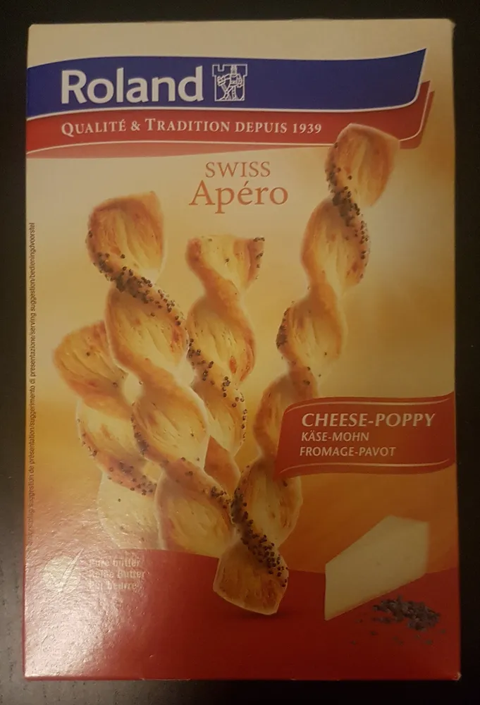 Roland Swiss Apéro Käse-mohn