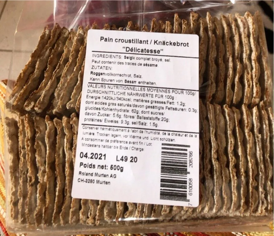Pain croustillant