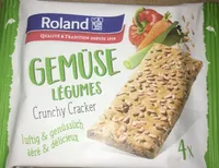 Crunchy crackers aux legumes