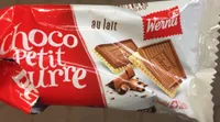 Biscuit avec tablette de chocolat au lait suisse