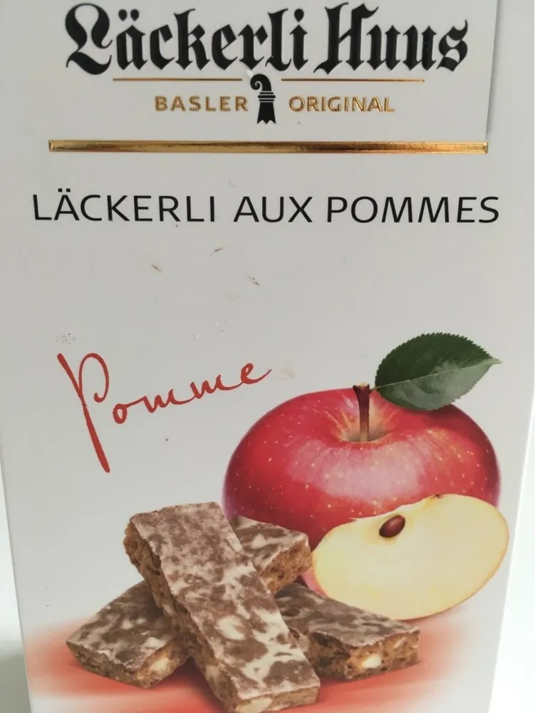 Lackerli aux pommes