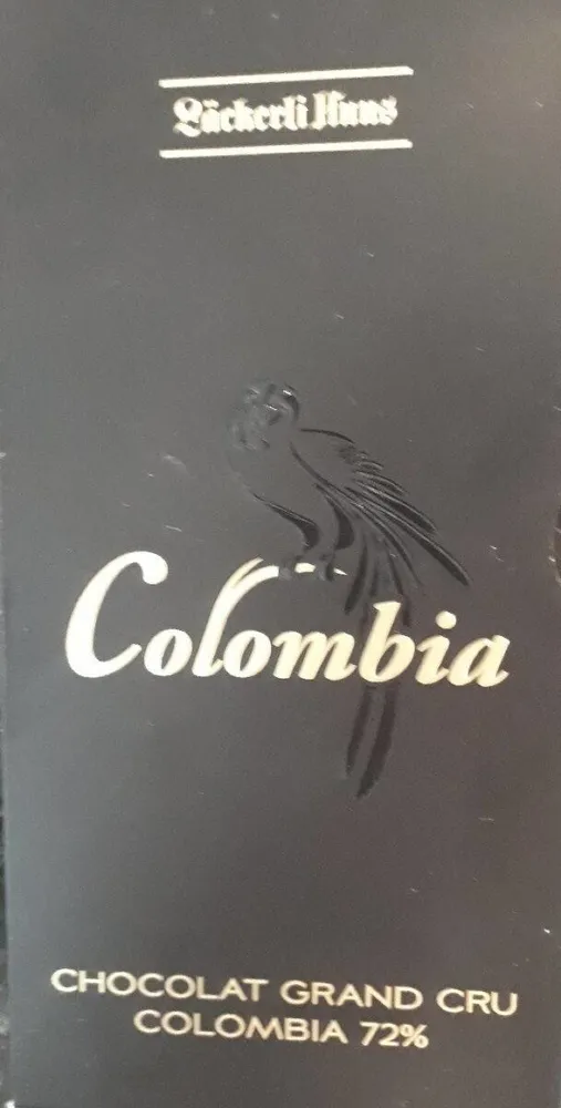 Chocolat Grand Cru Colombia 72%