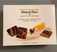 Chocolat Waffeln Gianduja-Orange