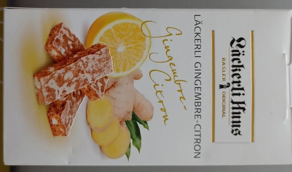 Lackerli gingembre-citron