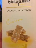 Lackerli au citron