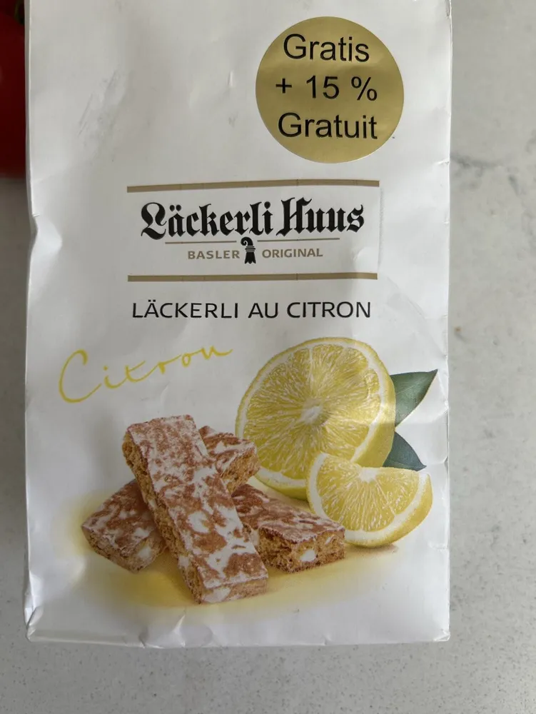Läckerli au Citron