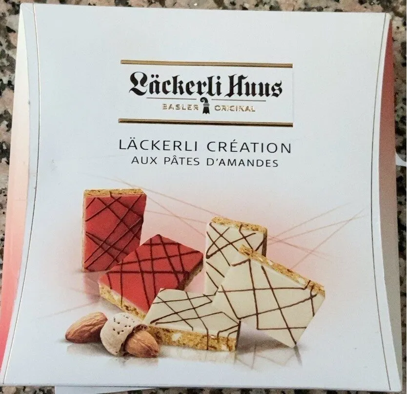 Läckerli création aux pâtes d’amandes