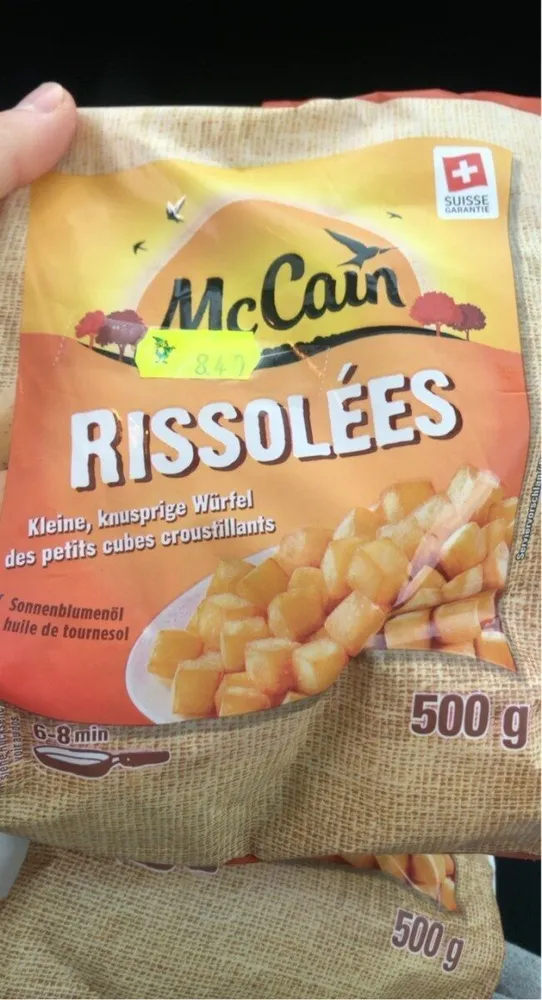 Pomme de terre rissolées