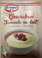 Semoule au lait