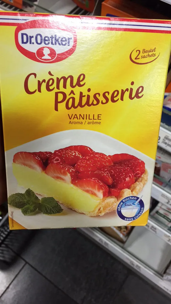Crème Pâtisserie Vanille