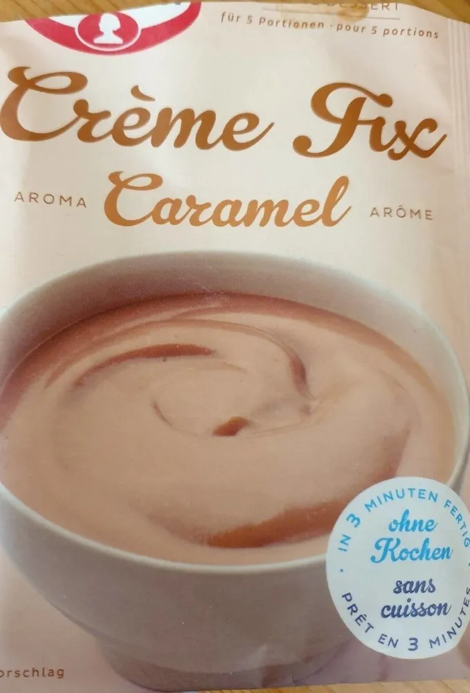 Crème Fix arôme Caramel