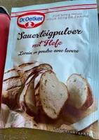 sauerteigpulver mit hefe