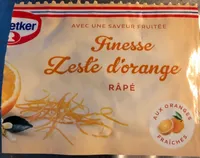 Finesse zeste d'orange