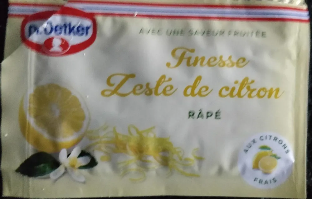 Finesse Zeste de citron