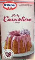 Ruby Couverture Drops  / Rosa Kuvertüre
