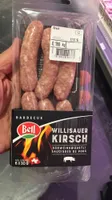Saucisse à rôtir de porc au Kirsch
