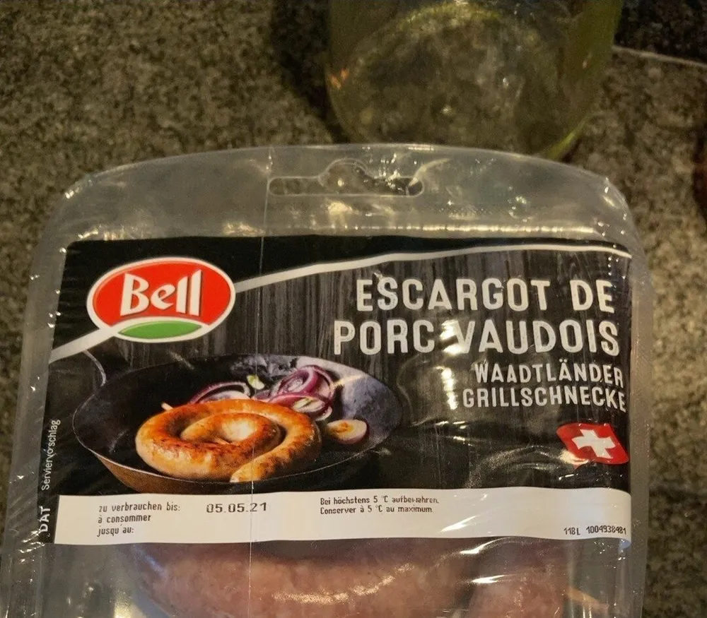 Escargot de porc vaudois