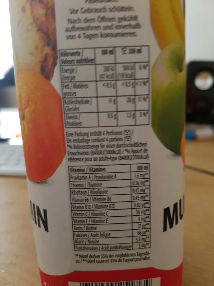 Multivitamines Naturel