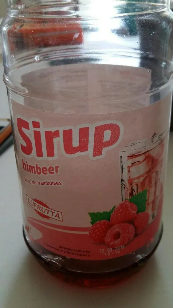 Sirop Framboise Lufrutta 1 L, 1 Litre