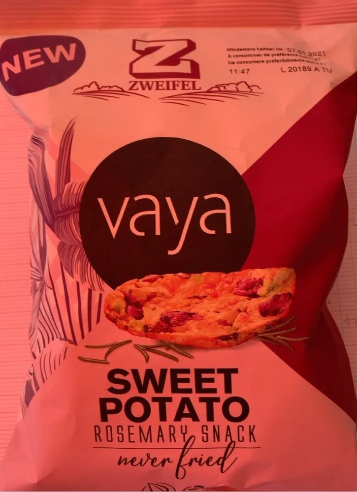 Sweet potato rosemary snack never fried