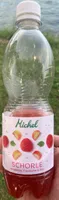 Schorle rhubarbe, framboise et eau