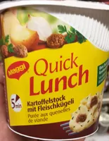 Quick Lunch Purée aux quenelles de viande
