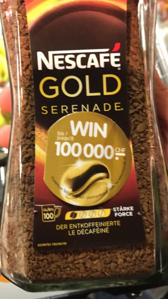 Gold Serenade : le décaféiné