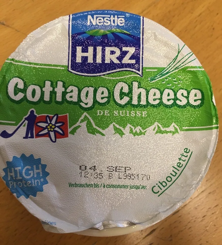 Cottage cheese à la ciboulette