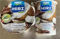 Hirz  Yogourt avec morceaux de chocolat et noix de coco