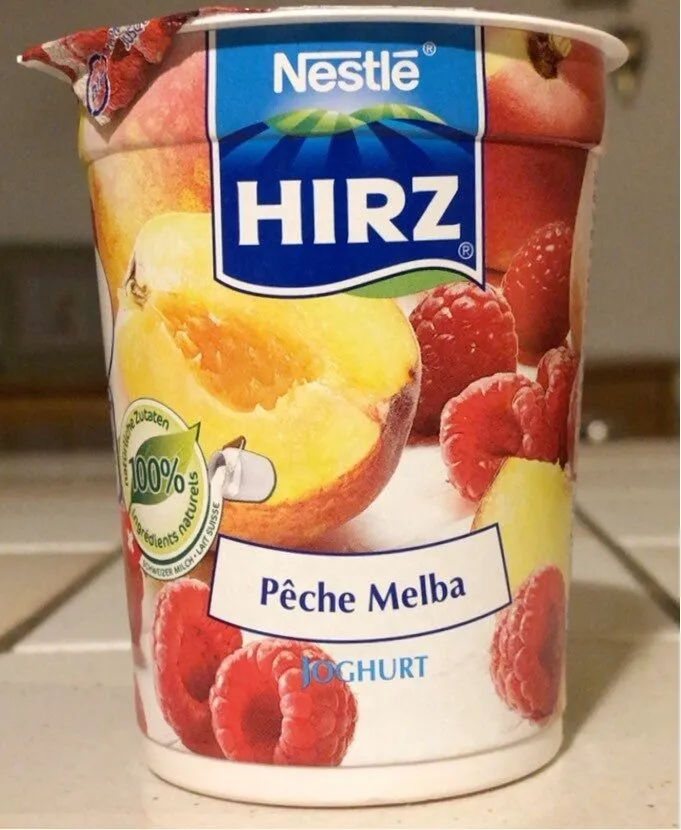 Yogourt Pêche Melba