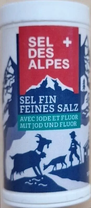 Sel des alpes suisses