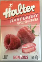 Halter Bonbons Raspberry Sugar Free