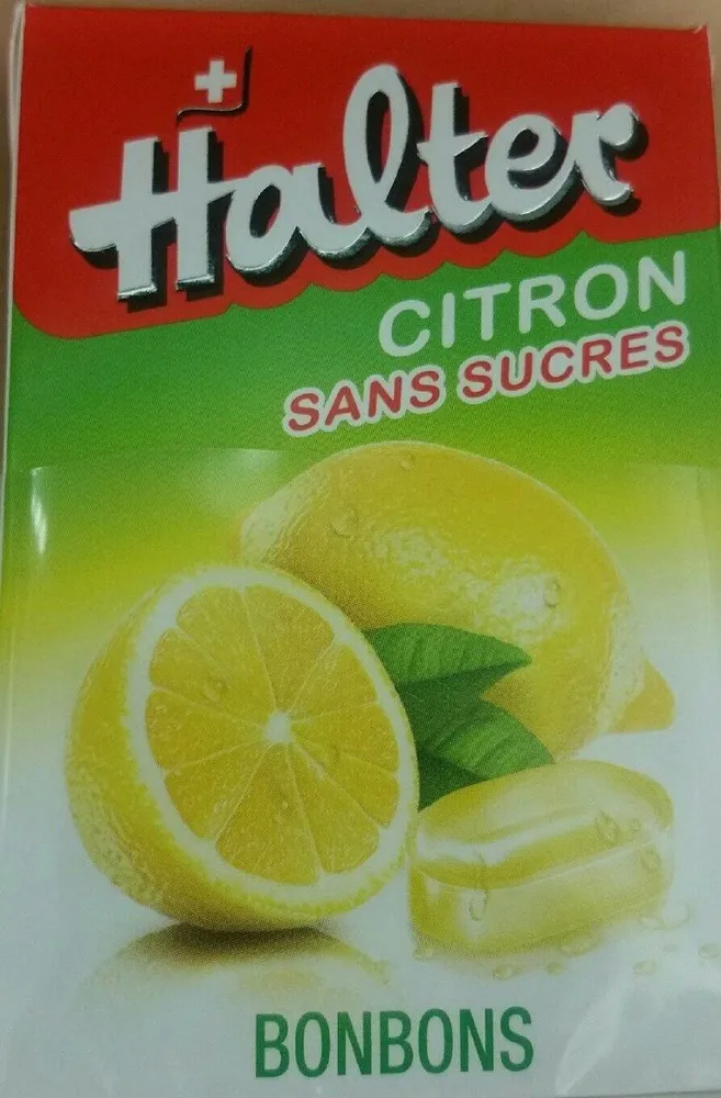 Halter Bonbons Lemon Sugar Free