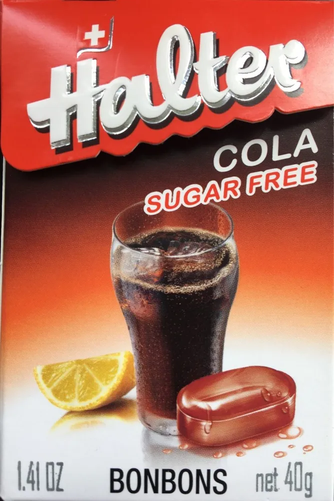 Halter Bonbons Cola Sugar Free