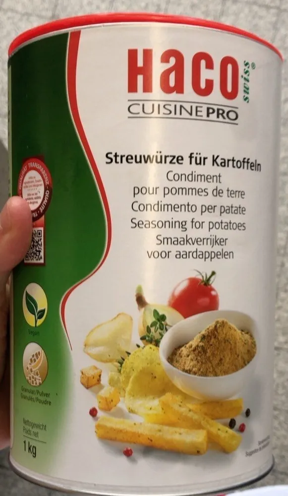 Condiment de pomme de terre