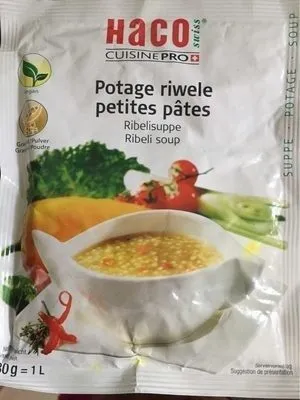 Potage riwele petites pâtes