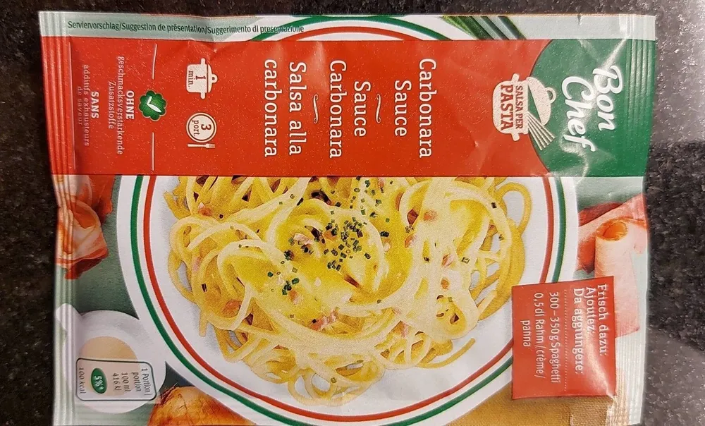 Sauce carbonara