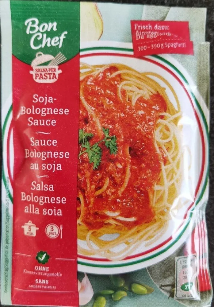 Sauce bolognese au soja