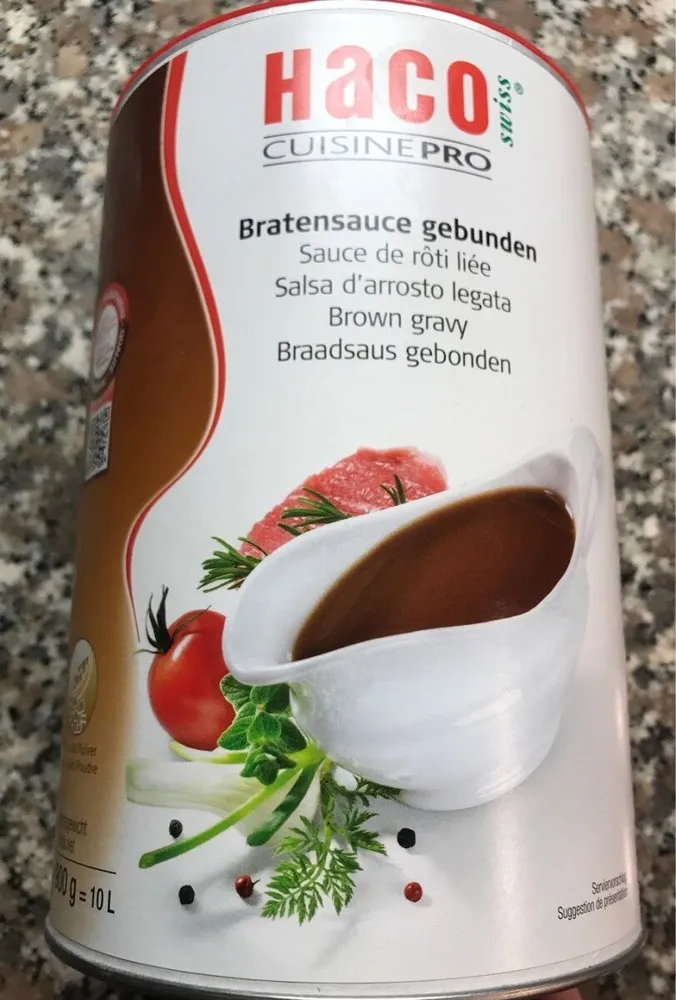 Sauce de rôti liée