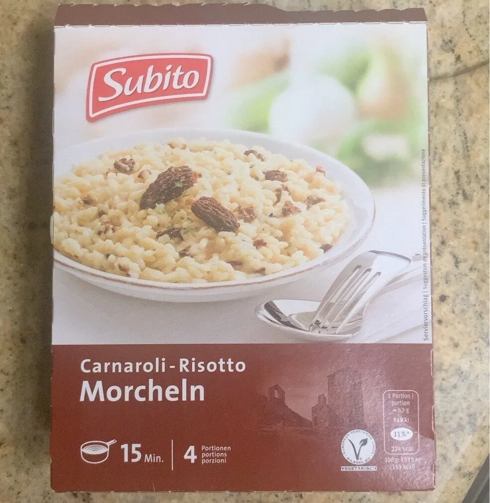 Risotto avec morilles